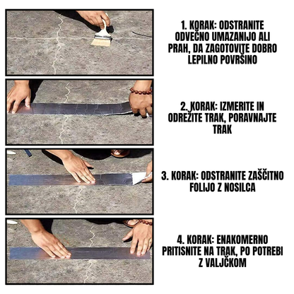 Trpežni Aluminijasti Tesnilni Trak